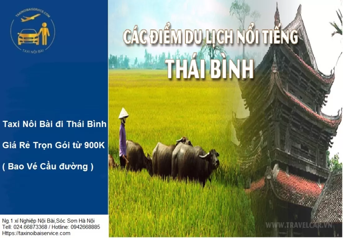 Taxi Nội Bài đi Thái Bình Giá Rẻ